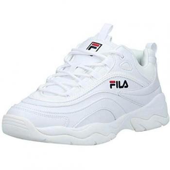 Fila Men's Ray Low Top Sneakers, White