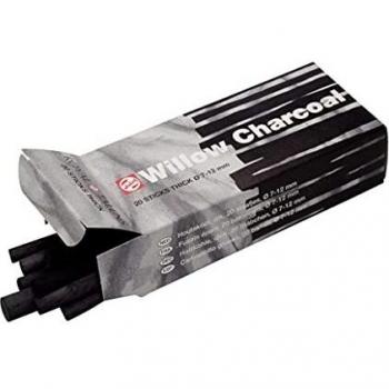 Barra de Carboncillo Grueso 7-12 mm - 20 Piezas - Talens Willow Charcoal