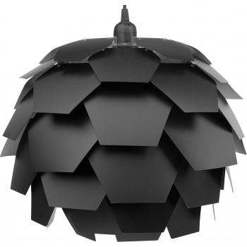 Lámpara de Techo Moderna Segre con Pantalla Geométrica Negra en Forma de Cono