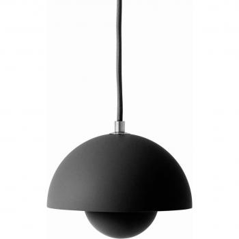 Lámpara colgante Flowerpot VP10, Ø 16cm, negro mate