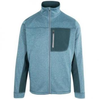 Forro Polar Radnage de Jaspeada para Hombre - Trespass, chaqueta de forro polar, diseño jaspeado, apta para actividades al aire libre, tejido suave y cálido, cierre frontal con cremallera, bolsillos