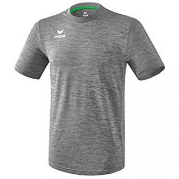 Erima Liga Kids Short Sleeve Jersey - Gray, Size 6 Years