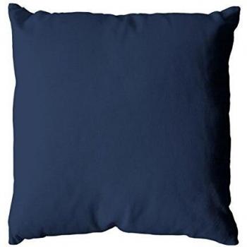 Cojín Desenfundable Uni en Algodón - Azul Marino - 40 x 40 cm
