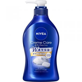Nivea Cream Care Body Wash - European White Soap Scent, 480mL