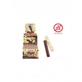 Vidal Maxicrujitos Chocolate Estuche 855g - Nubes con Cobertura de Chocolate y Bolitas Crujientes de Caramelo, Surtido de Dos Sabores