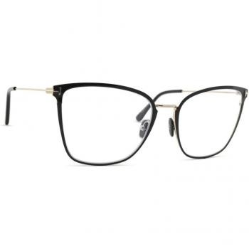 Tom Ford FT5839-B 001 Optical Frame, Black, Female, Size: 56 MM