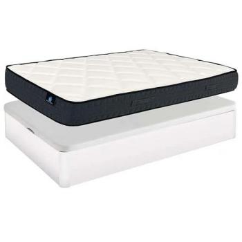 Pack de Descanso Canapé y Colchón Alpha Blanco 90x190 cm