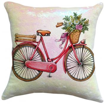 Transer lentejuelas fundas de cojín para sofa- manta funda de almohada cubre decoración del hogar 45 x 45 cm