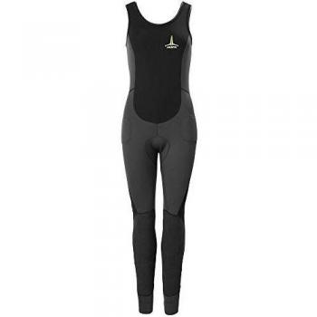 Musto Traje de baño Long John Mujer Foiling Thermocool 1.5mm Impact Long John - Gris Oscuro Negro - Easy Stretch Breathable
