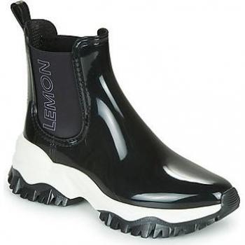 Lemon Jelly Jayden Women's Wellington Boots in Black, Ankle Boots, Female, Size: 6 US