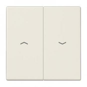 Tecla Doble Persiana Blanco Marfil 0712142503 Jung