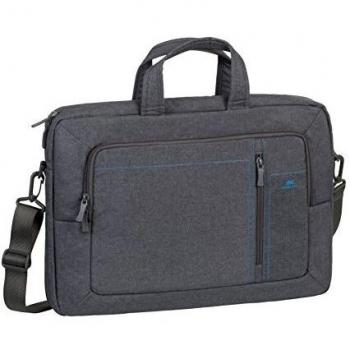 RIVACASE 7590 Grey Convertibles con 2-en-1 portátil Bolsa y Mochila para portátiles hasta 40.64 cm & Tablets hasta 25.65 cm, Resistente al Agua, Colour Gris