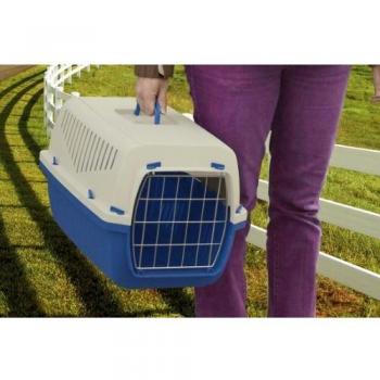 Kruuse Pet Jaula De Transporte Cayman 4, Azul/Beig 71X50X51 Iata