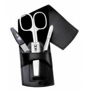 Estuche de Manicura ERBE Pocket, 4 Piezas, Unisex, Negro
