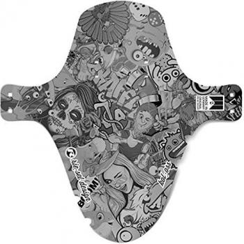 Riesel Design KOL:OSS 4 Cintas sujetacables 3 Pegatinas Guardabarros Mudguard Delante MTB-Stickerbomb