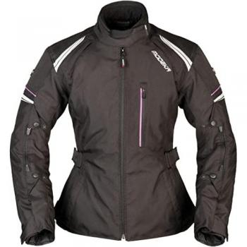 Modeka Violetta Chaqueta textil de moto para mujer - Negro (42)