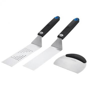Juego de 3 utensilios para plancha de acero inoxidable - Napoleon