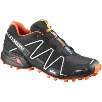 Salomon Speedcross 3 Cs - Zapatos para hombre, color black/black/or, talla 47.3333333333333