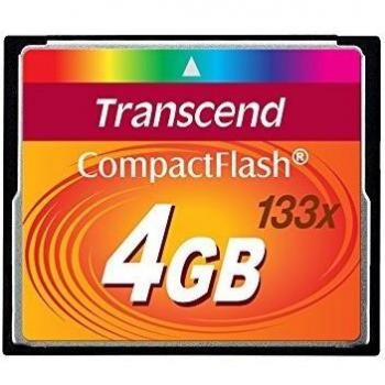 Transcend - tarjeta de memoria flash - 4 GB - CompactFlash