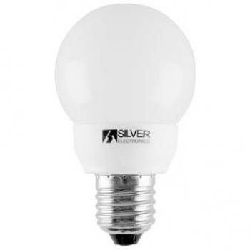 Bombilla Esférica Bajo Consumo 9W E14 Blanco 410Lu