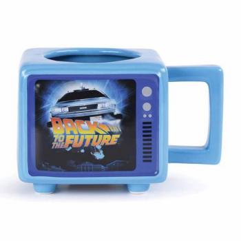 Taza térmica retro TV Regreso al Futuro con cambio de calor - Condensador de Flujos