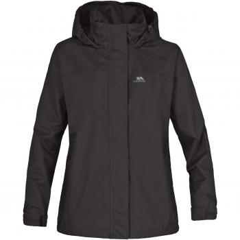 Trespass Nasu 11-12 - Chubasquero para niña, Color Negro, Talla UK: Age 9-10