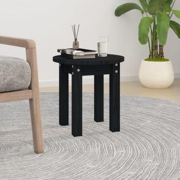 Mesa de centro de madera maciza de pino Ø35x35 cm Natural, Blanco, Gris - Mesita de Salón o Comedor o Auxiliar Mesa de Café Meuble Salón