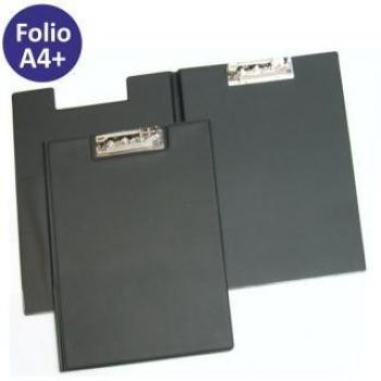 Carpeta Pinza Miniclip IBERPLAS Folio Superior Color Negro