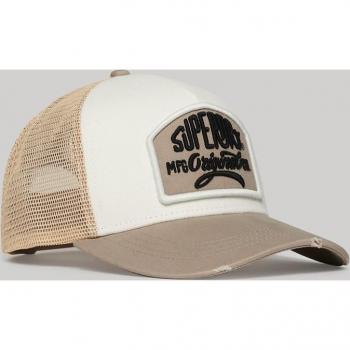 Gorra De Malla Trucker beige Superdry