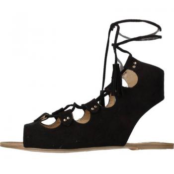Sandalias Mujer La Strada Modelo 905936 color Negro