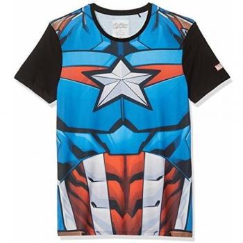 Captain america Capitán América Cosplay Camiseta Multicolor M