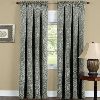 Achim Home Furnishings Sutton Blackout Panel, 52-Inch by 63-Inch, Sage