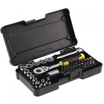 STANLEY STMT82672-0 - Set compacto de trinquete + 37 piezas Stanley
