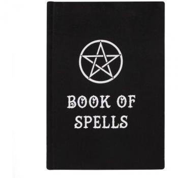 Cuaderno A5 Libro de Hechizos Algo Diferente One Size negro/blanco