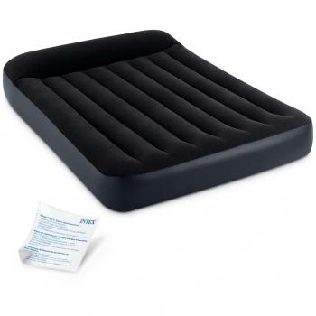 Colchón Inflable Doble INTEX Pillow Rest Classic 137 x 191 cm con Tecnología Dura-Beam