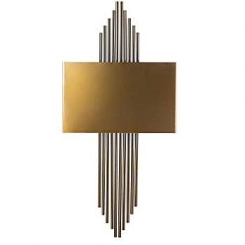 Aplique de pared Vintage de metal 75x10x22 cm con casquillo E27 Max 40W