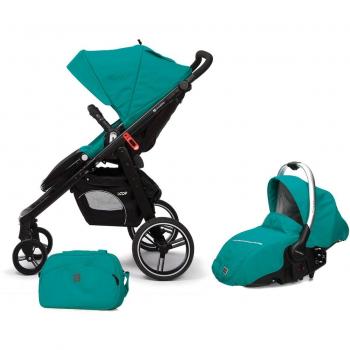 Casualplay Match 2 Loop - Silla de paseo con chasis negro + Sono, color allports