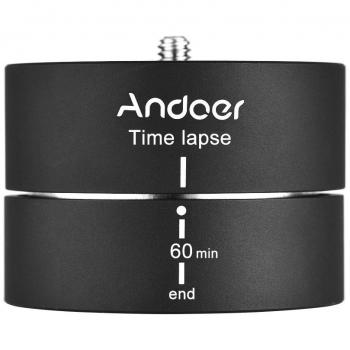 Andoer® 360 Grados Girar Adaptador de Montaje del Casco para Trípode Estabilizador de Gopro Cámara Deportiva/ Automático paneo fotografía time-lapse