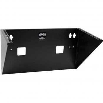 Tripp Lite 6U Vertical Wall-Mount Rack Bracket - Black, 91 kg Capacity