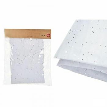 Accesorio para Belén de Navidad Alfombra Blanco 50 x 0,01 x 50 cm (24 Unidades)