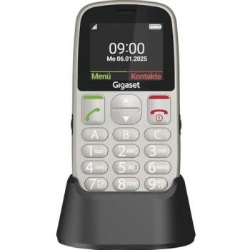 Teléfono Móvil Gigaset GL395 para Mayores - Pantalla 2.2, Teclas Grandes, Botón SOS, Protección IP44 contra Agua y Polvo, Color Gris Titanio