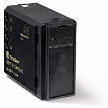 Detector de movimiento integrado Finder serie civil 1 módulo 110 grados negro 10A 189182300042