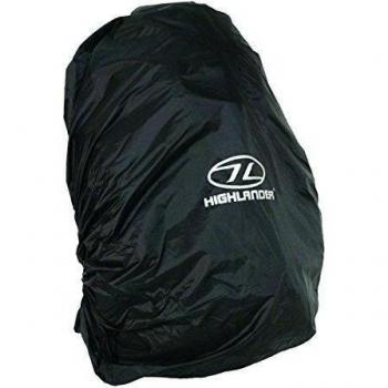 HIGHLANDER ACC027-BK - Funda de Mochila, Color Negro, Talla 20-30l