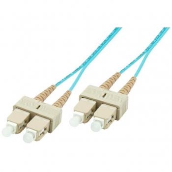 Cable de Fibra Óptica Microconnect SC/UPC-SC/UPC 2m OM3 Alta Velocidad de Transmisión Azul