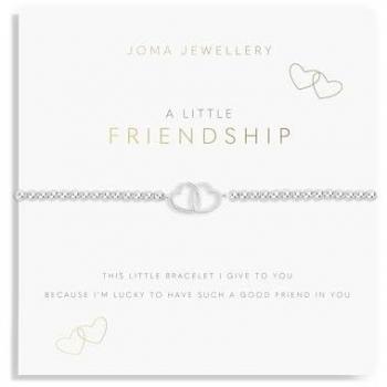 Joma A Little Friendship Bracelet - Adjustable, Brass / Silver Plated, Female, Thoughtful Gift to Share with a Special Friend