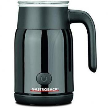 Gastroback 42326 Batidora Espumador de Leche, función Calentar, Apagado automático, 500 W, Acero Inoxidable