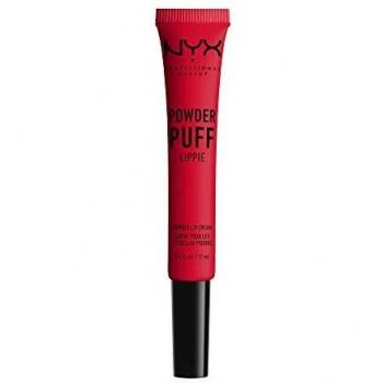 NYX Professional Makeup Pintalabios Mate Larga Duración, Labial Poowder Puff Lippie Lip Cream Tono 8 Best Buds, Rojo