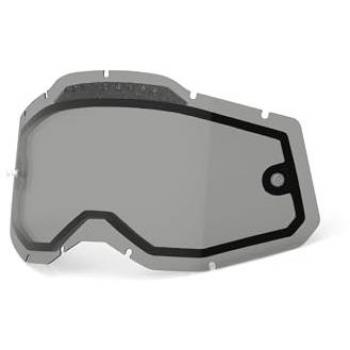 Lente Doble Ventilada 100% Dual Vented Forecast para Racecraft II/Accuri II/Strata II - Gris
