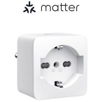 Presa Smart WiFi Tapo P15 Mini con Monitor de Consumo, Compatible con Matter y Asistentes de Voz