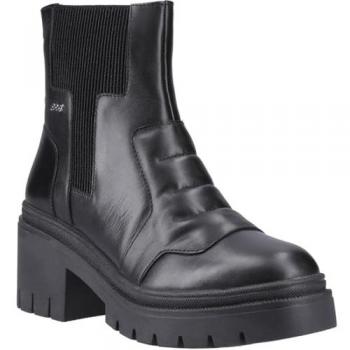 Lillian Leather Women's Black Ankle Boots - UK Size 6